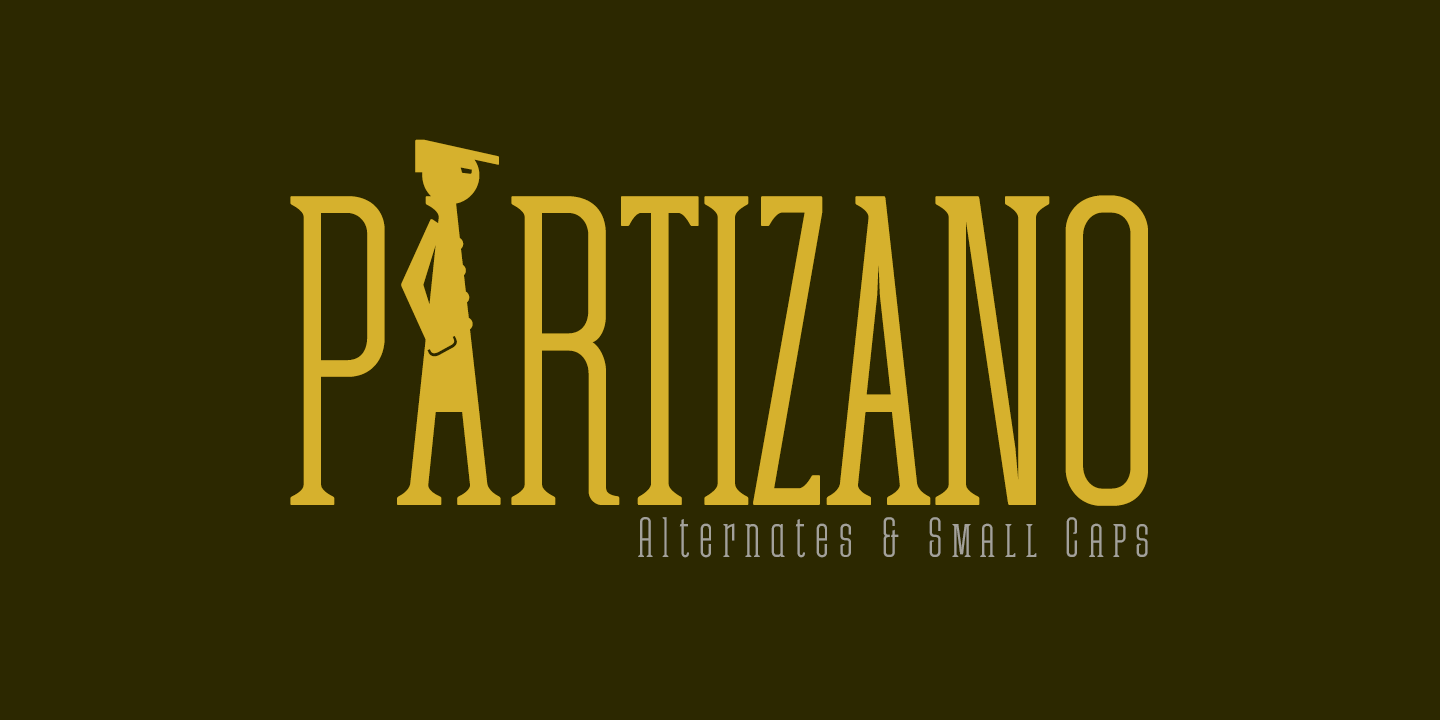 Example font Partizano Serif #4